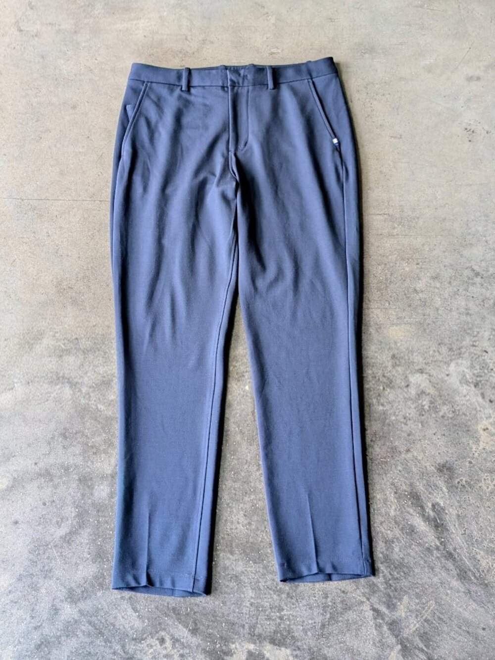 Kit and Ace Navy Blue Straight Leg Ponte Pants size 34